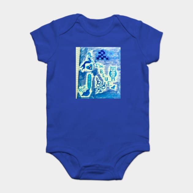 I’m blue series 2 Baby Bodysuit by VictoriaVonBlood